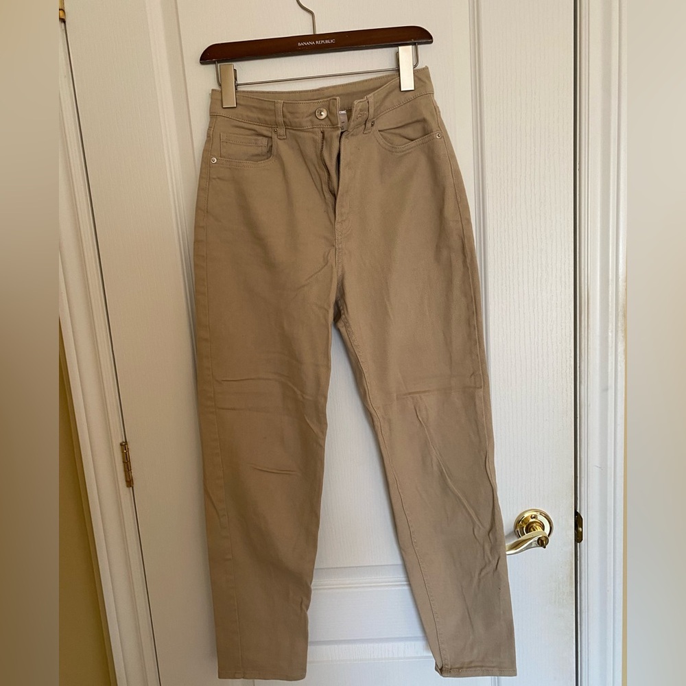 H&M High Rise Tan Women's Jeans